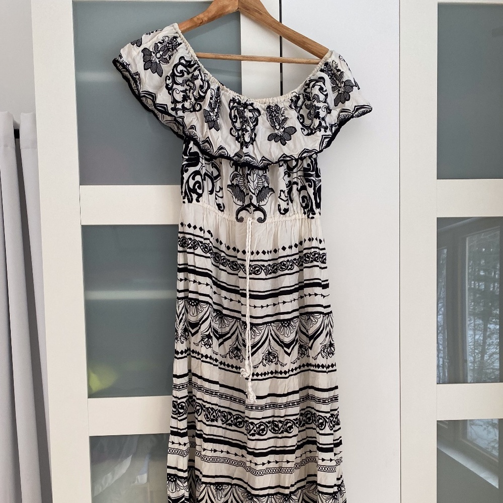 Flying Tomato Off Shoulder Summer Maxi Dress Size M